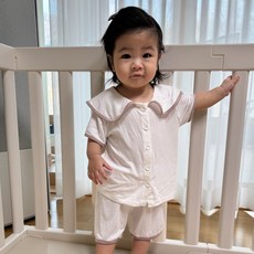 Golden Rabbit 兒童 C Milk Ring 睡衣上下套裝