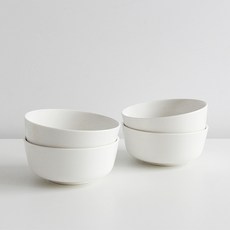 ERATO Mono 日常大碗組, 白色, 大碗4入