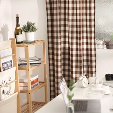 벨라이프 체크에 빠지다 커튼 봉집형