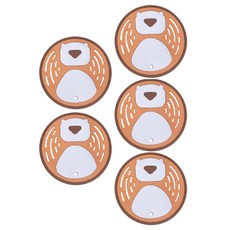 可愛簡約杯墊 B24 5入, 類型2