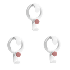 제이포 컬러 써클 다용도 대야 걸이, 핑크, 3개