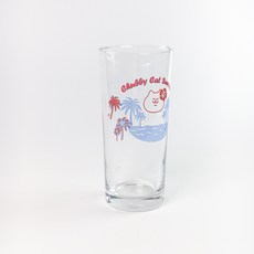 Sikppangttungnyang 阿羅哈海灘玻璃杯 430ml, 紅+藍, 1個