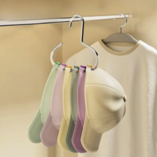 多用途防滑領帶帽子掛架, 8個, 白色