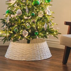 HOMETNER 藤編籃, 白色, 50cm, 1個