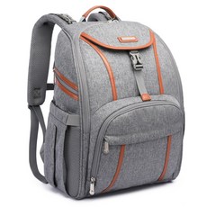JH Company 復古多功能後背包, 灰色