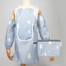 BEBE CHOUETTE 兒童防水圍裙袖套收納袋組