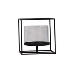 Moment 黑色方形浪漫燭臺 CJ-ST9, 單一顏色