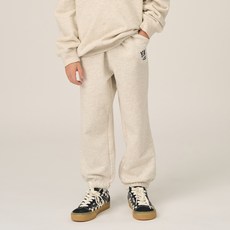 YALE KIDS 青少年兒童款拱形標誌運動刷毛保暖長褲 YJCRPTZ43836