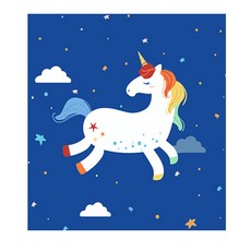 리빙듀오 DIY 유화 그리기 소형 20 x 20 cm, A-017 레인보우유니콘, 1개