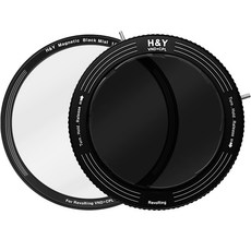 에이치앤와이 레보링 가변 ND3-1000CPL + 1/2 블랙미스트 46-62mm, 가변 ND3-1000CPL+1/2 (46-62mm), 1개