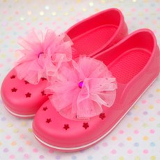 cocobrain 亮粉紅花朵室內拖鞋