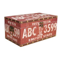 Funic 復古大木盒 世界旅行 S, 1個, 單一顏色