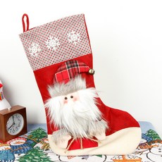 Party09 聖誕立體造型禮物襪, 1個, 聖誕老人