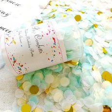 글로리빙 파티 꽃가루 컨페티폭죽 25g, 1개, 색상1