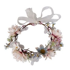 Min Sung Company Pleur Uni花朵花冠, 1個, 粉色的