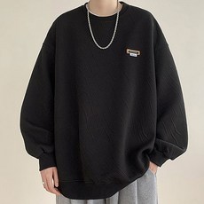 The Flow Commerce 男款 Flow Foam 街頭質感提花寬鬆大學T