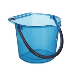 JLIFE Almighty 透明水桶, 藍色, 1個