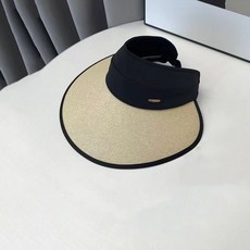 디멜디 여성용 빅 챙 썬캡 밀짚모자