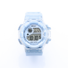 Soyo Sanghoe 簡約粉彩防水軍用運動手錶, 天藍色, 1個