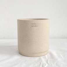 프레시가든 원형 화분, 연베이지, 1개