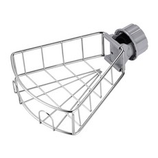 不鏽鋼水龍頭瀝水置物架, 銀, 1個