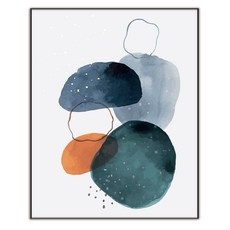 추상 일러스트 071 그림 인테리어액자 IDP-071, 블랙