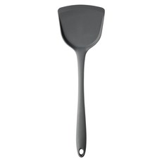 EasySili 馬卡龍色矽膠大號鍋鏟, 深灰色, 1個