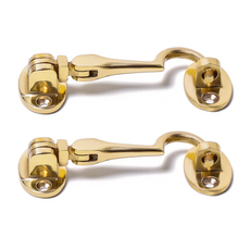 把手世界 黃銅關節門扣 Aori-jeong 金色 大, 2個