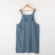 빼빼 여성용 멜빵 암홀 버튼 스트링 포켓 원피스