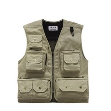 YOLO LIFE 男士多口袋背心