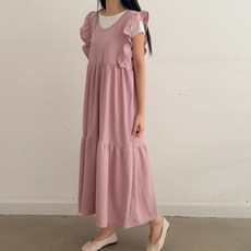 봉봉스토리 듀브 윙프릴 임산부 원피스