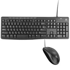 LOGITEC 桌上型有線鍵盤 + 有線滑鼠組 MK200 新版, MK200 NEW