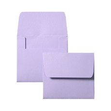 迷你彩虹粉彩信封, 紫色, 100個