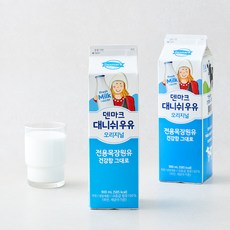 덴마크 동원 대니쉬 우유, 2개, 900ml