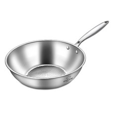 CASANI IH爐適用Cucina系列單柄不鏽鋼炒鍋, 28cm, 1個