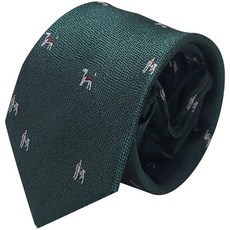 Mscope 狗圖案自動拉鍊領帶