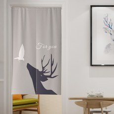 빈테리어 모던시크 가림막 양문형 커튼