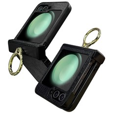 엑씨 배튼 힌지 보호 가죽 휴대폰 케이스