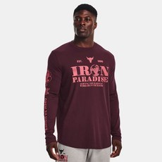 Under Armour 安德瑪 男款 Project Rock Iron 24 Hours 長袖T恤 1373762-600