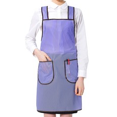 YEGYEONG 條紋聚氨酯防水H型半透明圍裙 小 PO-0714, 1個