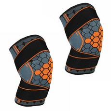 나야스타일 홈트레이닝 헬스 팔꿈치 보호대 오렌지 YGYP-95-4, 2개