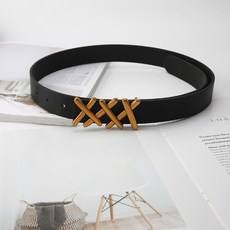 So Good Things X型扣復古皮帶