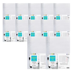 Heemang Office Point 6 袋小冊子文件 EC2133, 透明度, 12個