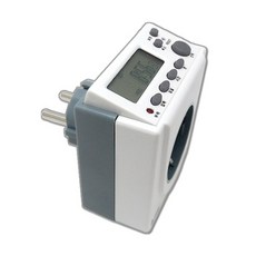 SEOJUN ELECTRIC 每週24小時電子數字斷電補償插座式標牌時間開關SJD-CP16, 1個