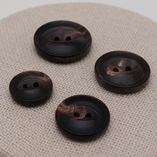 동대문단추왕 리얼 소뿔 단추 JWS-23 15mm, 다크브라운, 7개