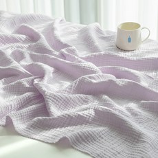 Lily Fabric 有機 Fiesta 三重楊柳紗布, 紫羅蘭色