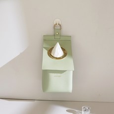 unheb 壁掛式面紙盒, 1個, 10.薄荷綠