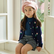 哲秀與英熙 女童針織寶緹開襟衫