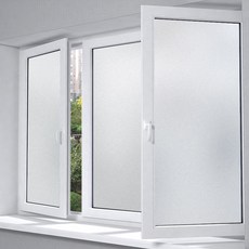 파파홀릭 초강력 인테리어 열차단 무점착 유리창 시트지, 미스티화이트