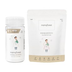 Mama Forest Power 泡泡潔麵粉 430g + 補充裝 1kg 套組, 1套